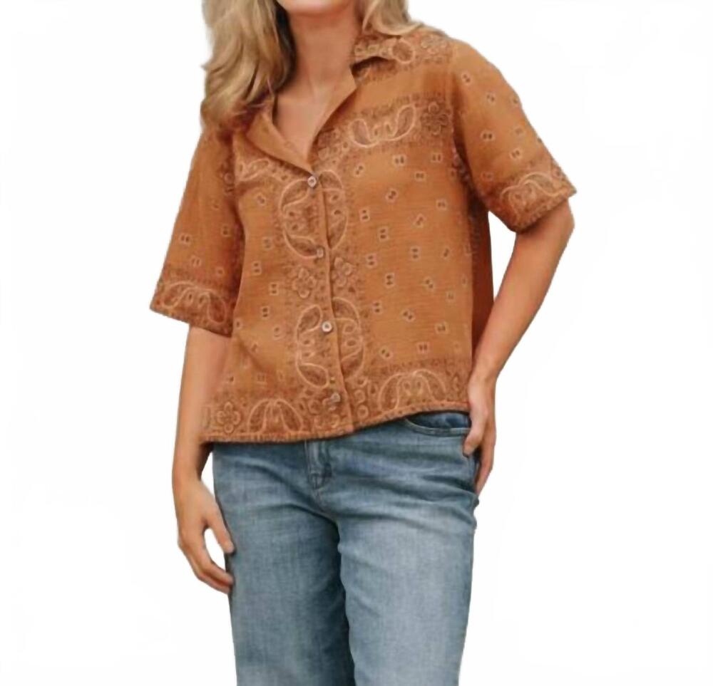 NEW SHANNON PASSERO marisol shirt in sand